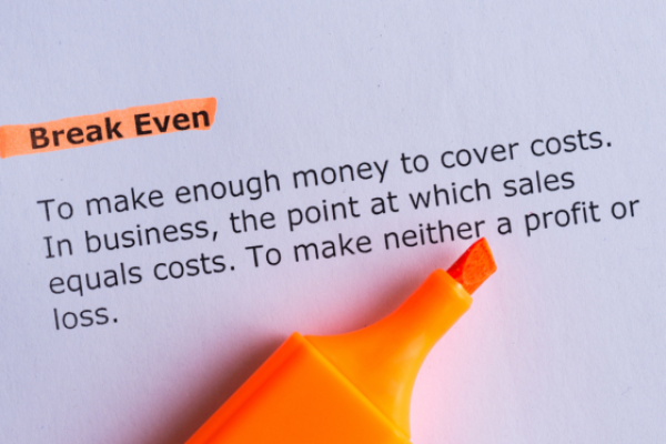 Improving break-even - Tall books